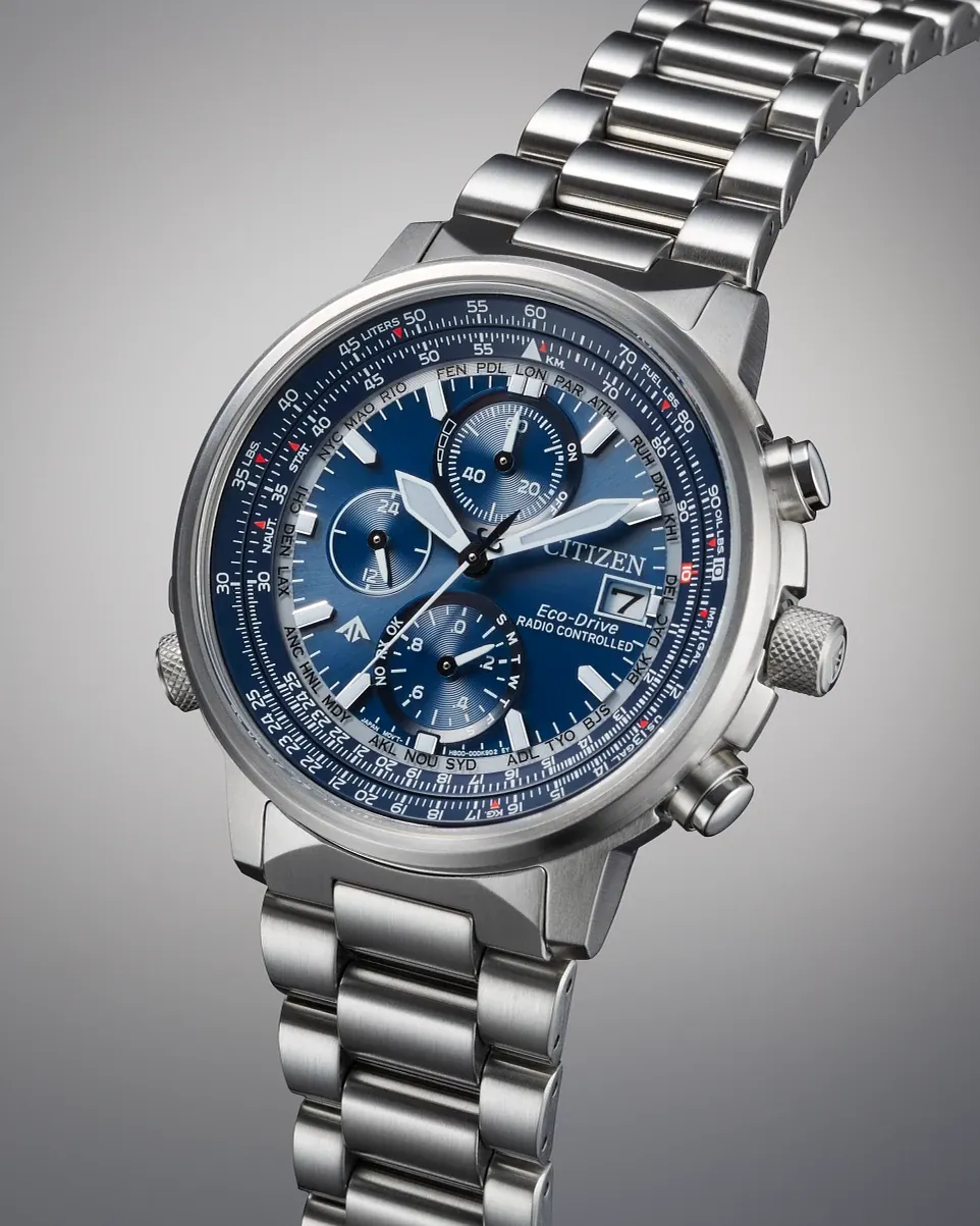 ヒカリアン Promaster Navihawk A-T Blue Dial Stainless Steel Bracelet AT8300